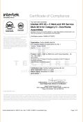 Certificate of Compliance - AluFire AS85 Hinged Door