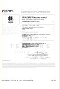 Certificate of Compliance - SteelFire STB80 Butt Joint