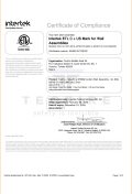 Certificate of Compliance - SteelFire STB80 Curtain Wall
