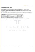 Listing Information - AluFire AS85 Fixed Wall