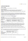 Listing Information - AluFire AS85 Hinged Door