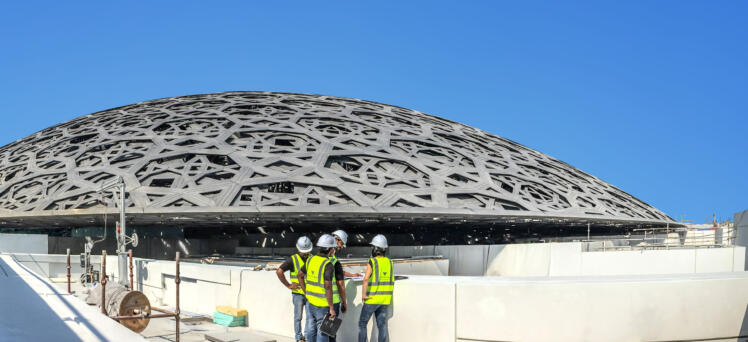 La huella de Tecfire en el Museo del Louvre de Abu Dhabi