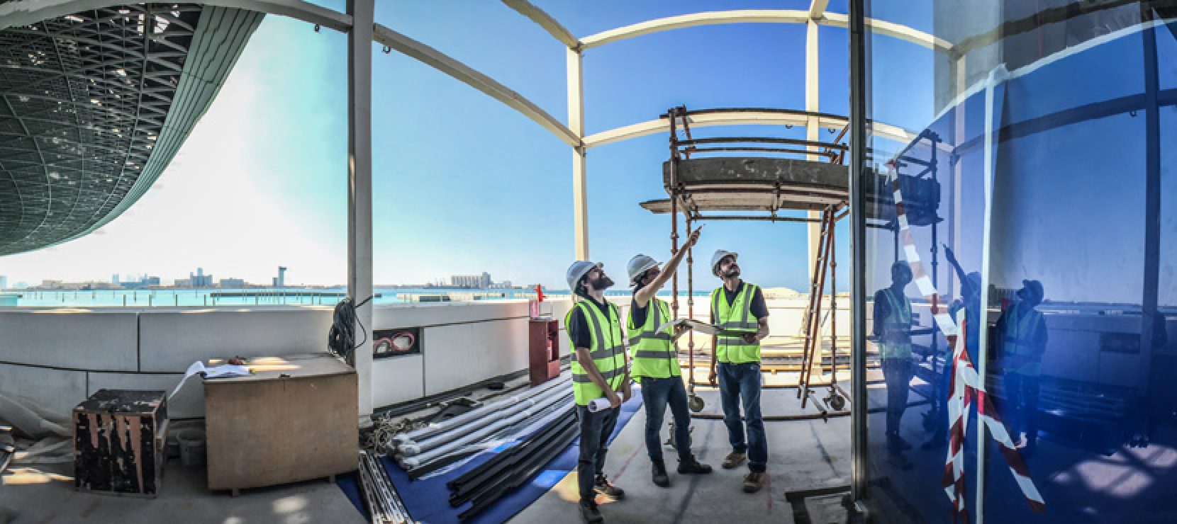 La huella de Tecfire en el Museo del Louvre de Abu Dhabi