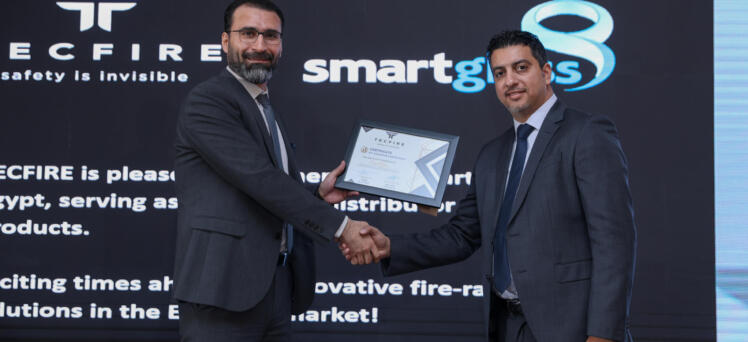 TECFIRE Group and Smart Glass introduce Revolutionary Fire-Rated Glass Solutions to Egypt