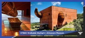 Philippe Starck’s Almazara Museum of Ronda Features Tecfire’s Fire-Rated Walkable Skylight.