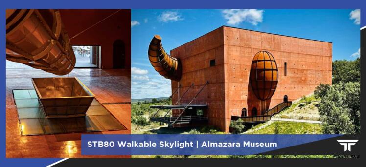 Philippe Starck’s Almazara Museum of Ronda Features Tecfire’s Fire-Rated Walkable Skylight.