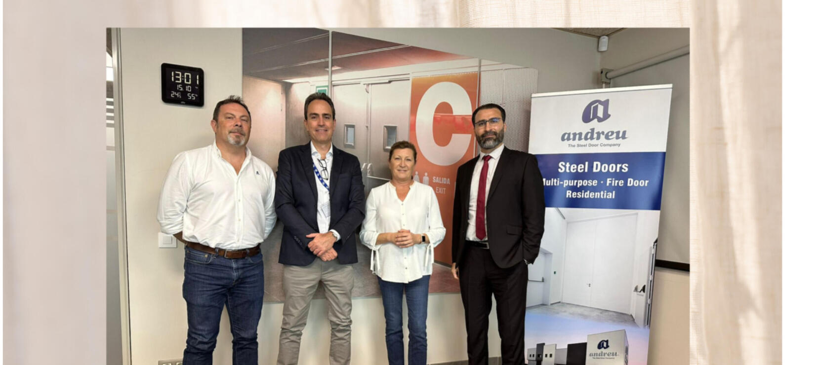 TECFIRE MEA Establishes Strategic Partnership with Andreu for Hollow Metal Fire-Rated Doors