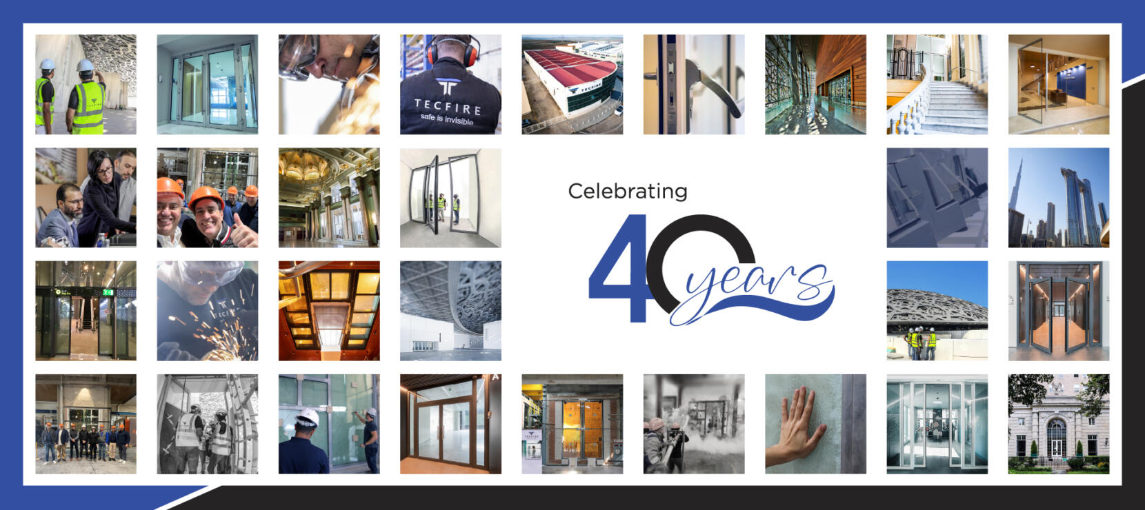 TECFIRE Celebrates 40 Years of Excellence: A Global Leader in Fire-Rated Glass Systems