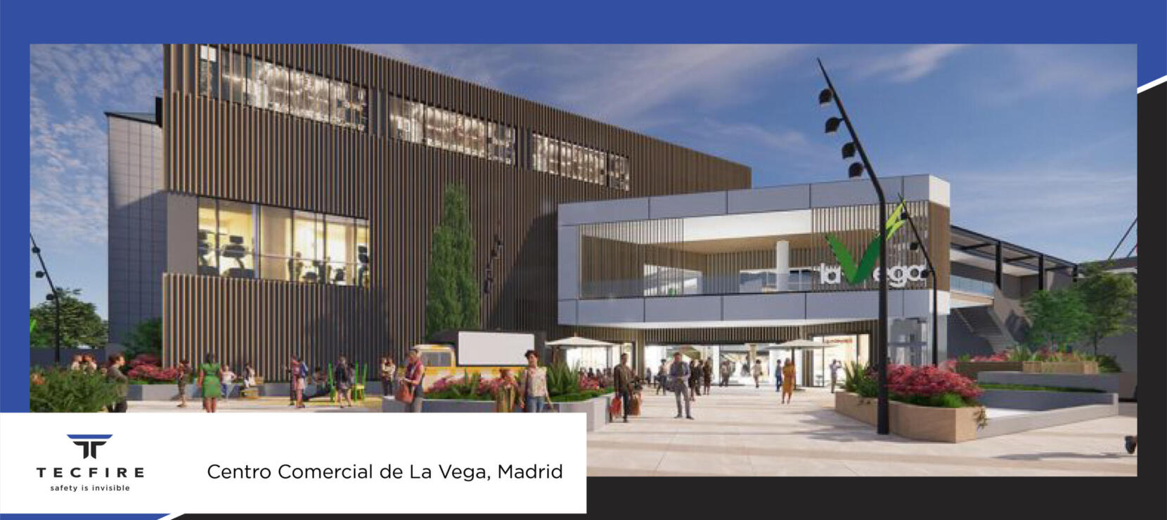 Tecfire suministra los sistemas de vidrio resistente al fuego del Centro Comercial de La Vega en Madrid