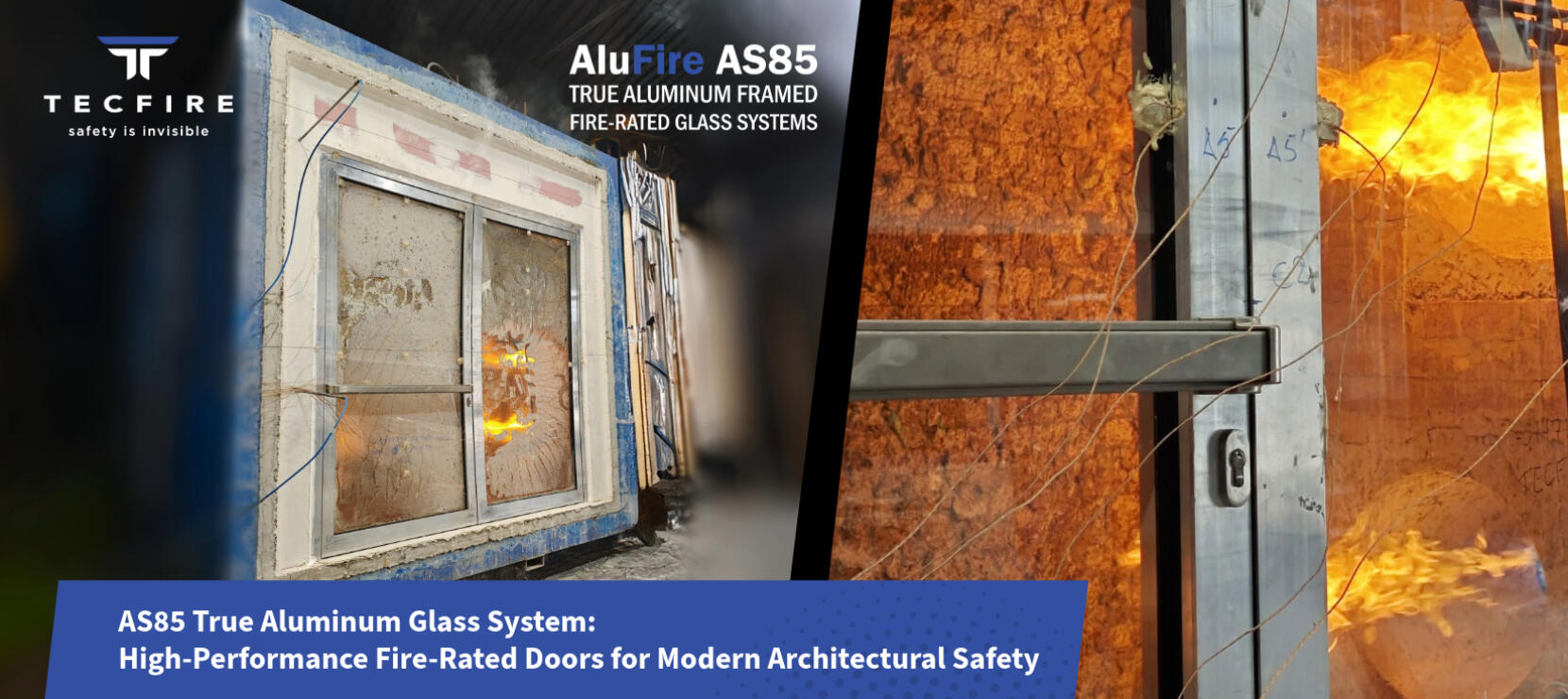AS85 Aluminum Door System: Engineered for Top Fire Performance and Modern Applications